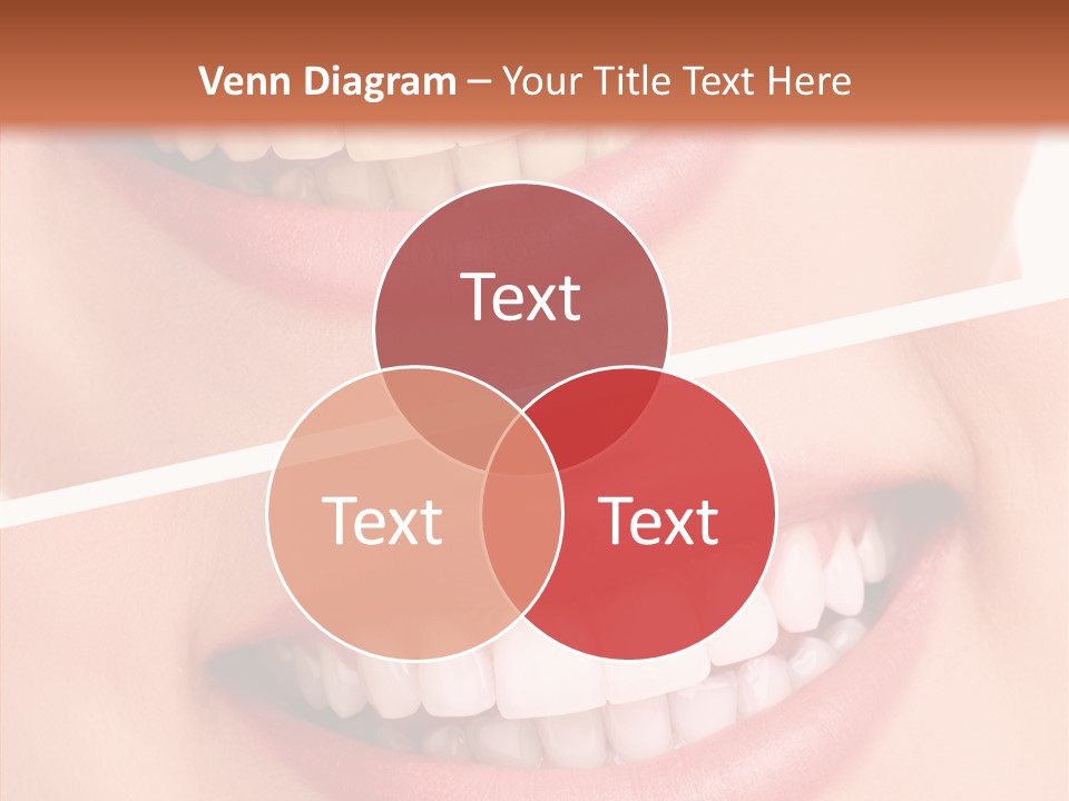 Happiness Creative Concept Tooth PowerPoint Template