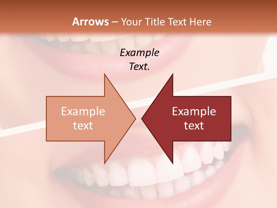 Happiness Creative Concept Tooth PowerPoint Template