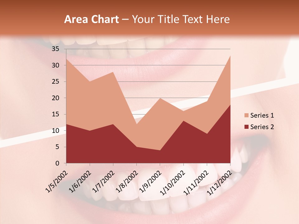 Happiness Creative Concept Tooth PowerPoint Template