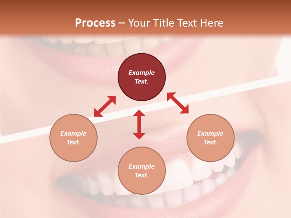 Happiness Creative Concept Tooth PowerPoint Template
