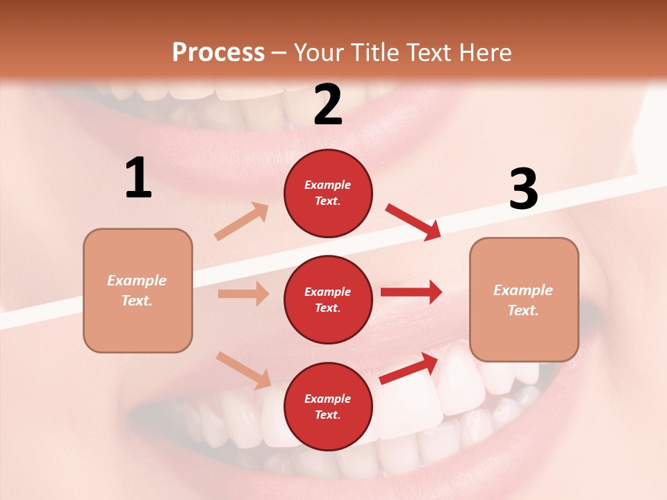 Happiness Creative Concept Tooth PowerPoint Template