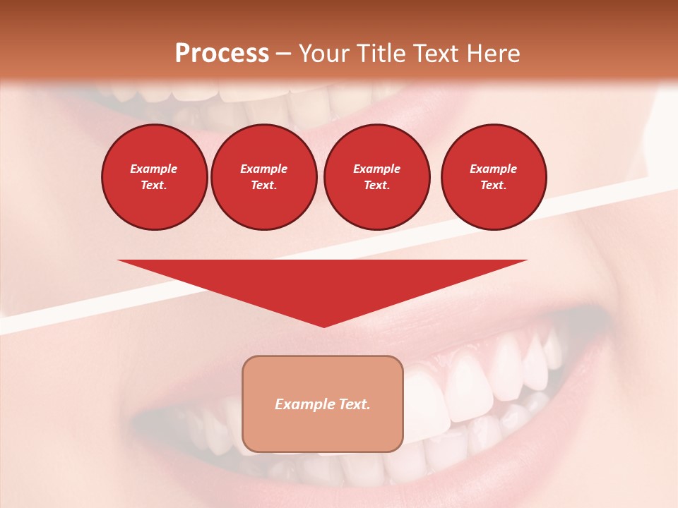 Happiness Creative Concept Tooth PowerPoint Template