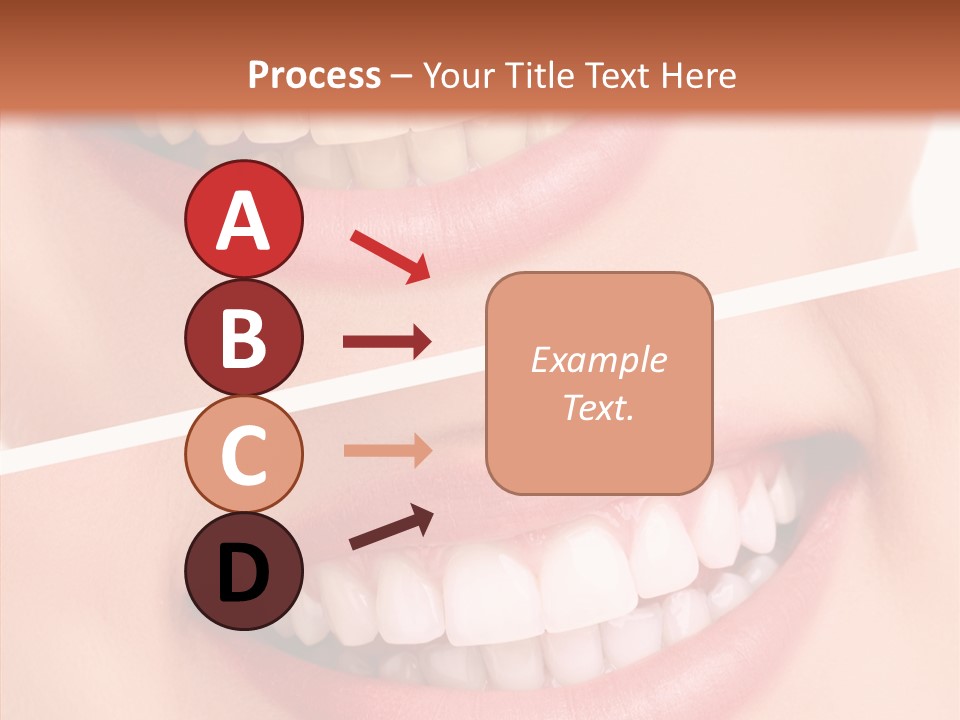 Happiness Creative Concept Tooth PowerPoint Template