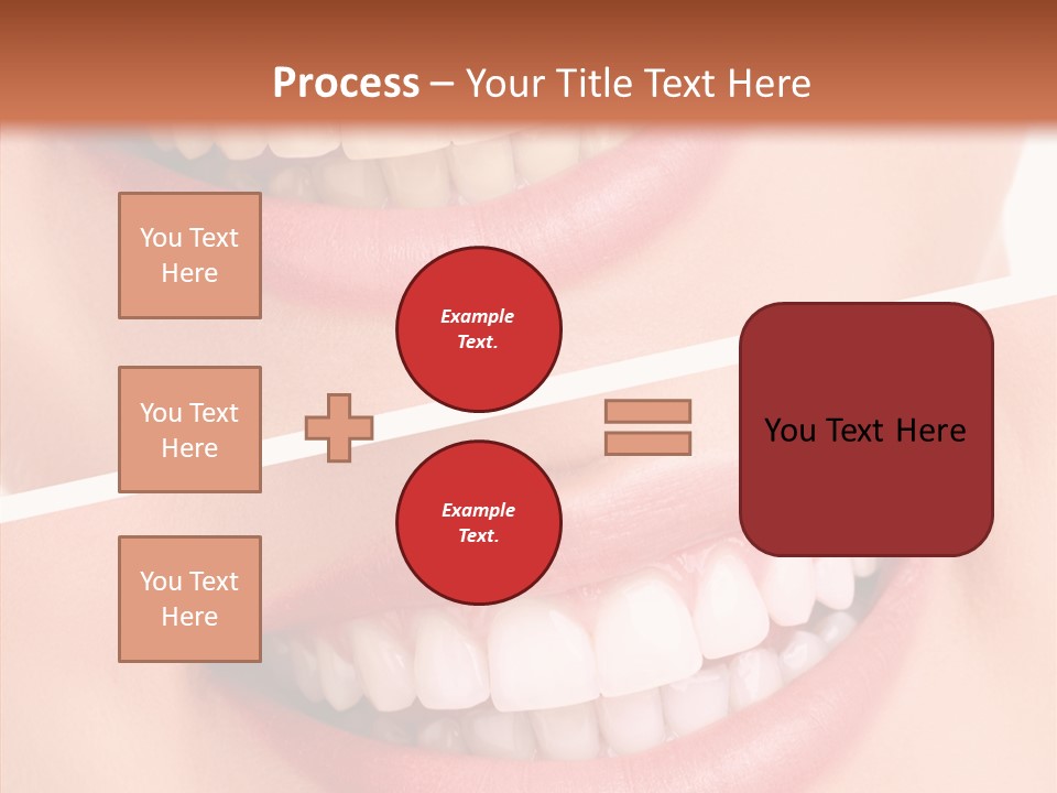 Happiness Creative Concept Tooth PowerPoint Template