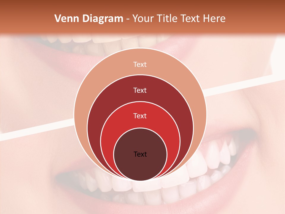 Happiness Creative Concept Tooth PowerPoint Template