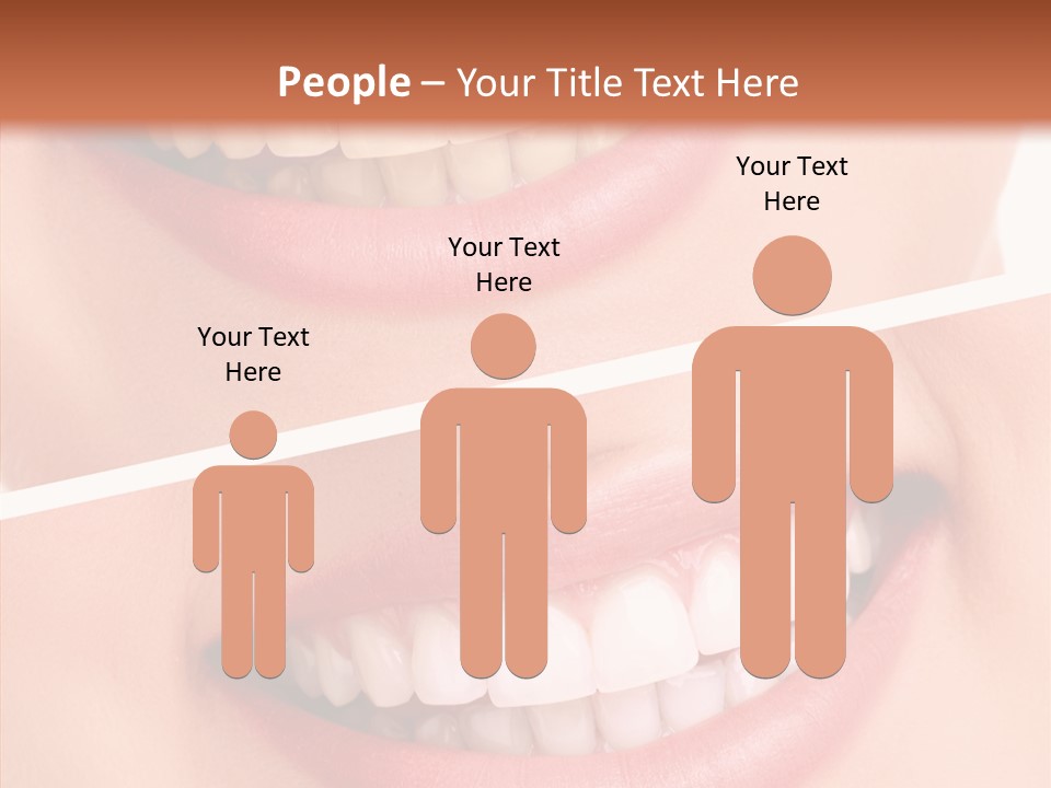 Happiness Creative Concept Tooth PowerPoint Template