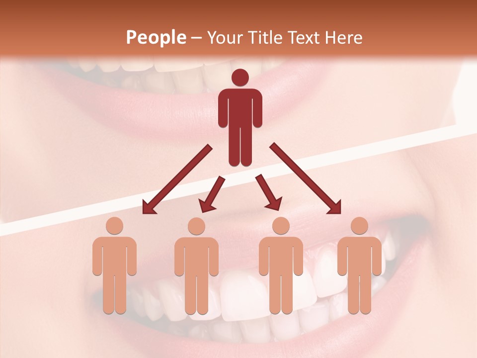 Happiness Creative Concept Tooth PowerPoint Template