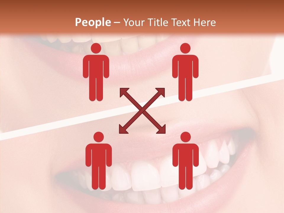 Happiness Creative Concept Tooth PowerPoint Template