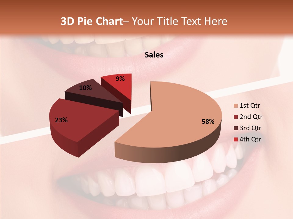 Happiness Creative Concept Tooth PowerPoint Template