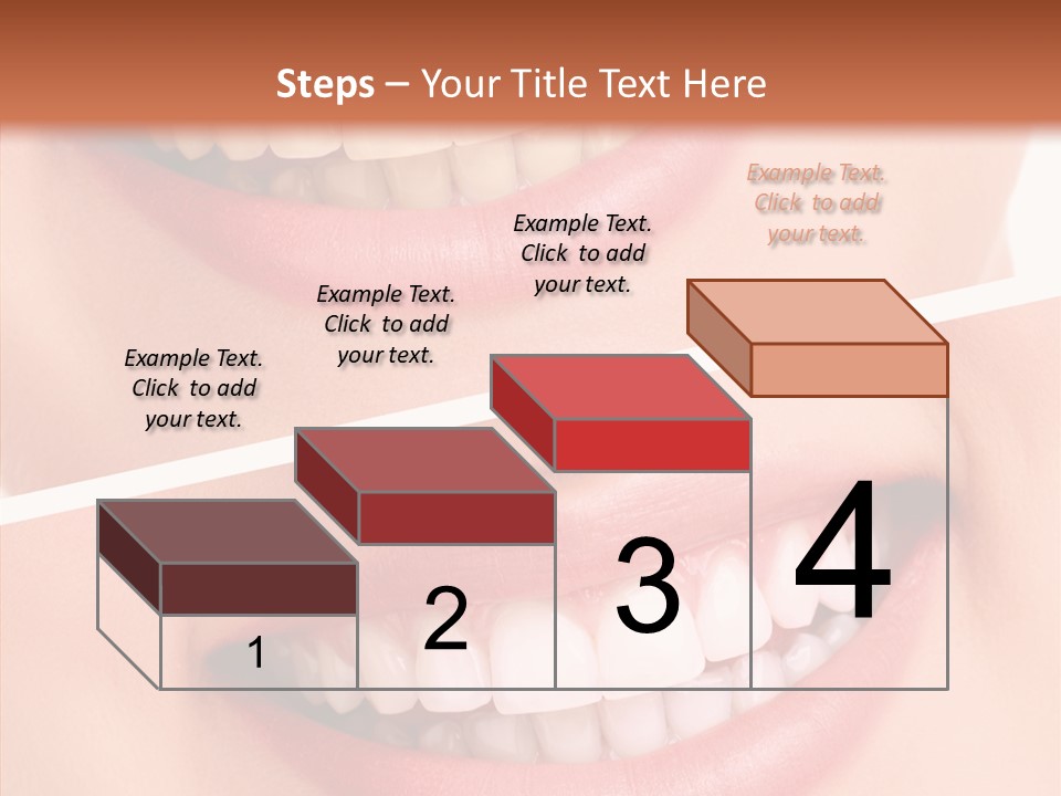 Happiness Creative Concept Tooth PowerPoint Template