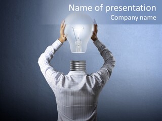 Power Illumination Model PowerPoint Template