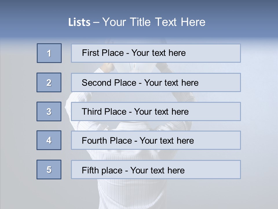 Power Illumination Model PowerPoint Template