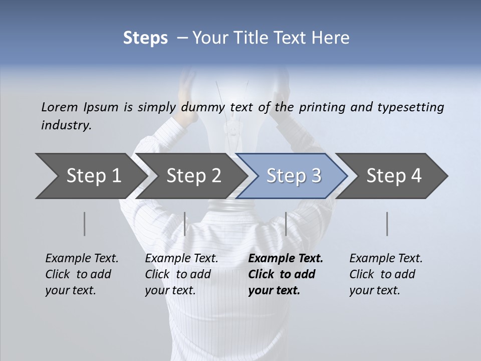 Power Illumination Model PowerPoint Template
