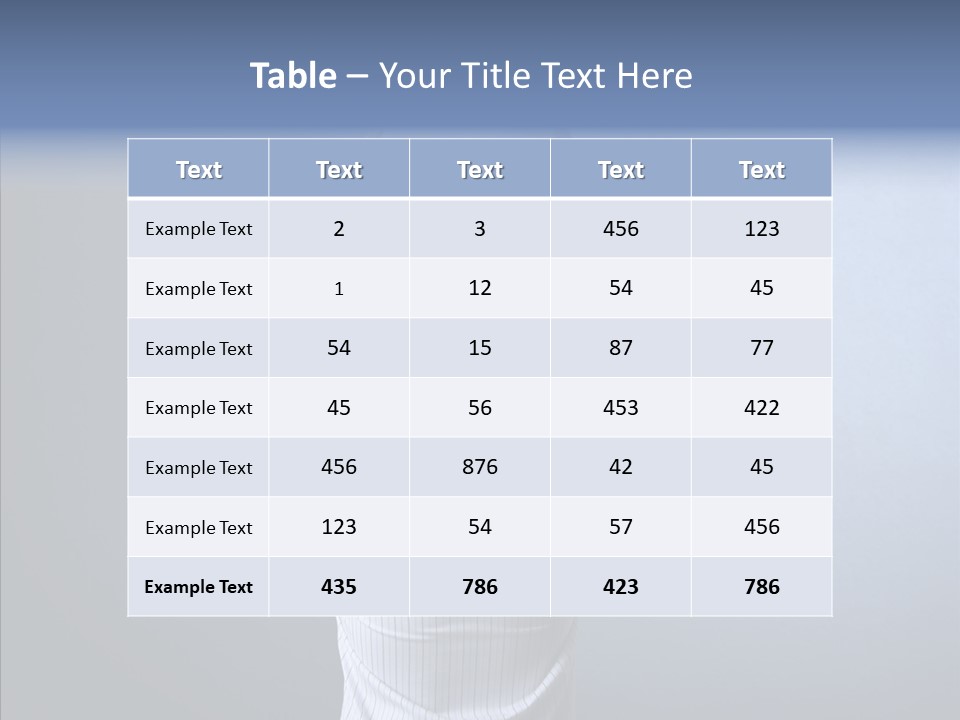 Power Illumination Model PowerPoint Template