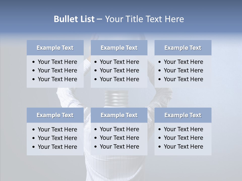 Power Illumination Model PowerPoint Template