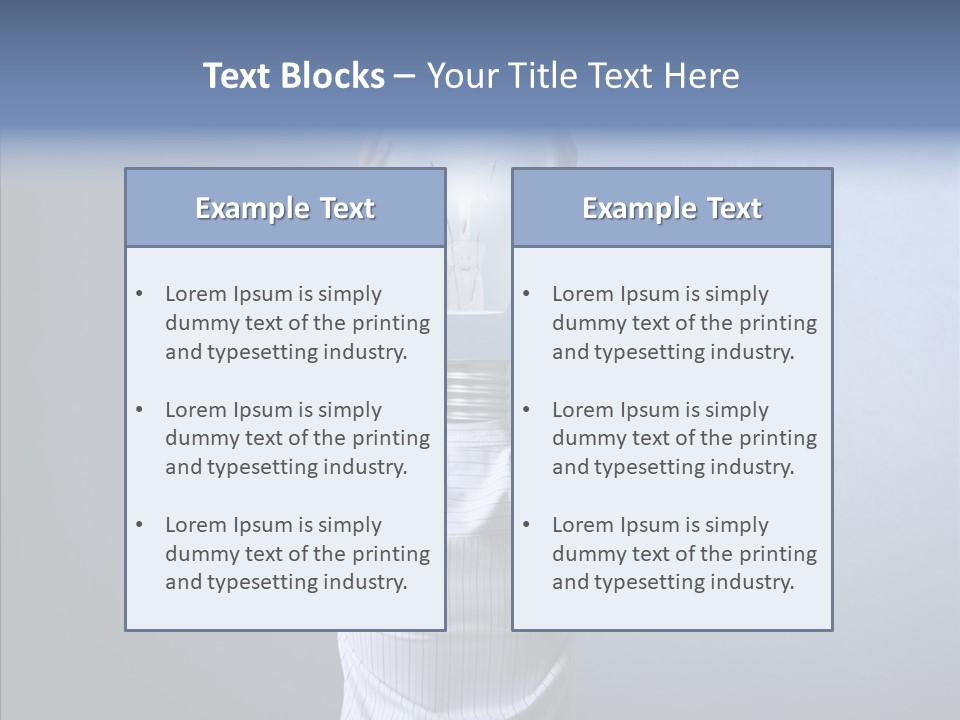 Power Illumination Model PowerPoint Template