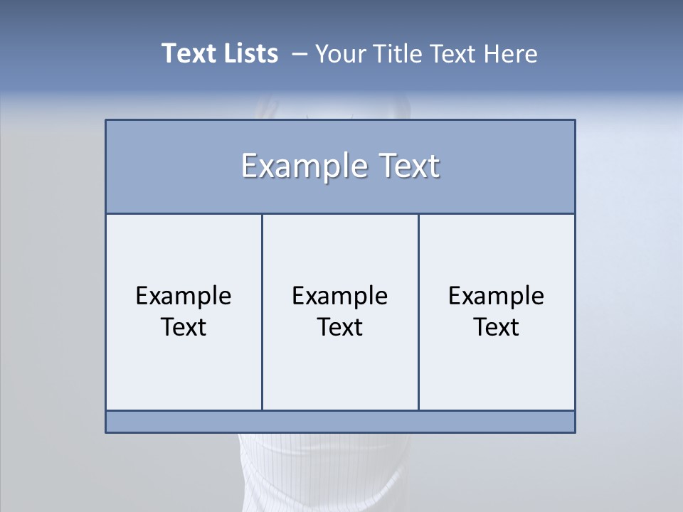 Power Illumination Model PowerPoint Template