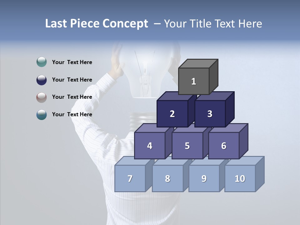 Power Illumination Model PowerPoint Template