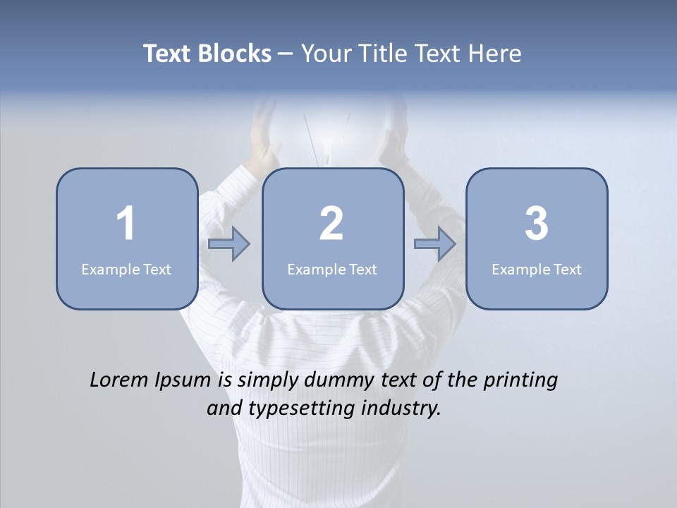 Power Illumination Model PowerPoint Template
