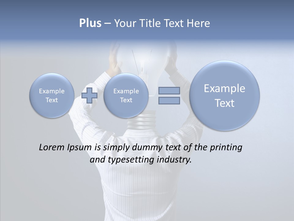 Power Illumination Model PowerPoint Template