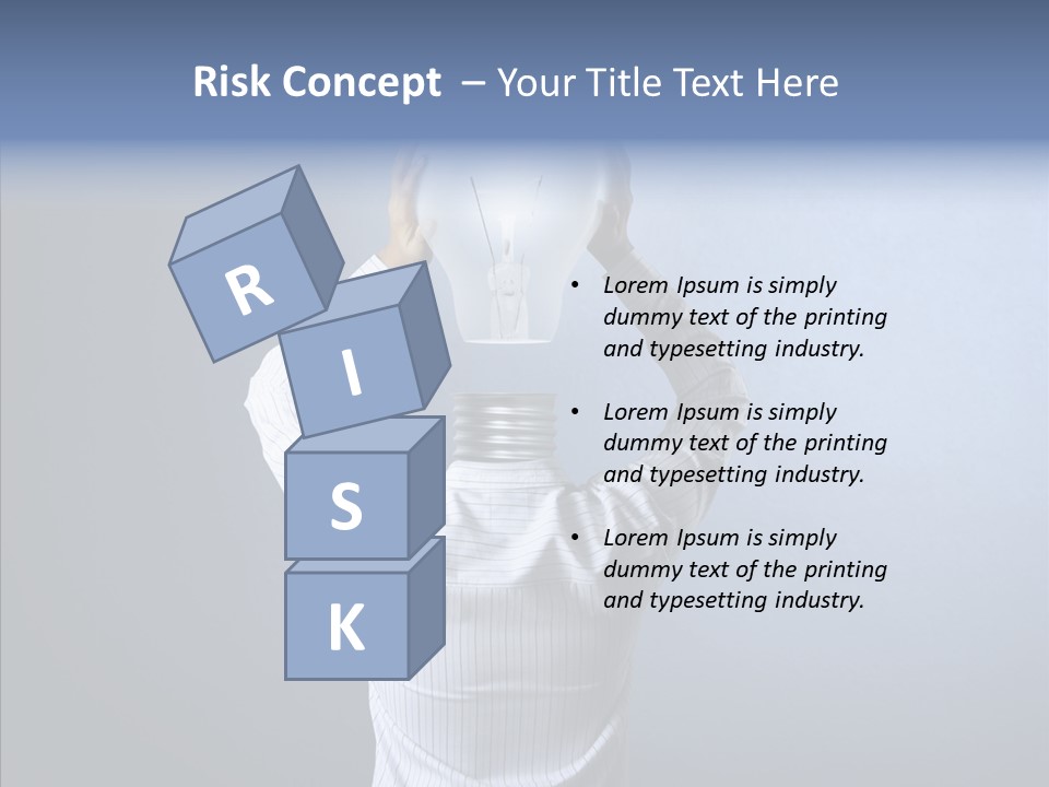 Power Illumination Model PowerPoint Template