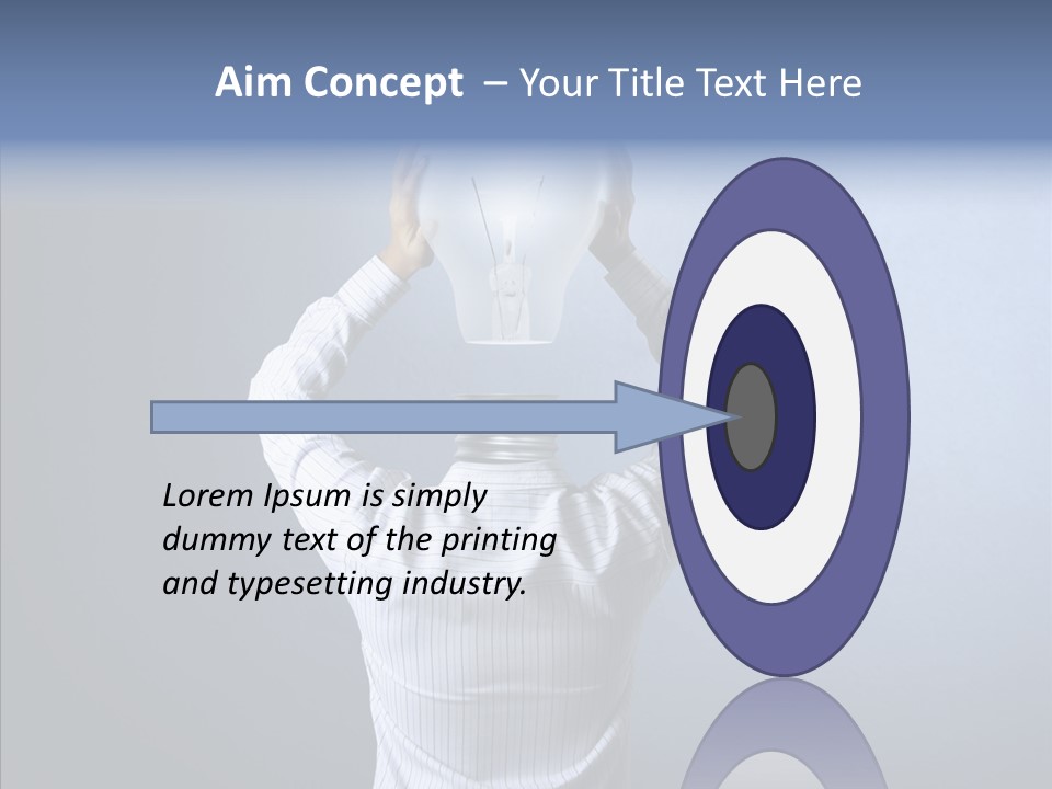 Power Illumination Model PowerPoint Template