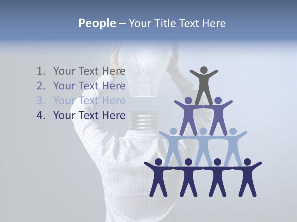 Power Illumination Model PowerPoint Template