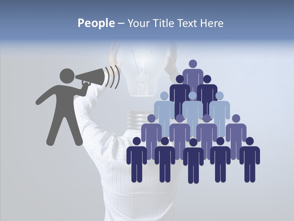 Power Illumination Model PowerPoint Template