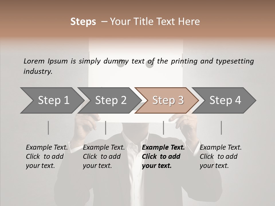 Successful Boss Success PowerPoint Template