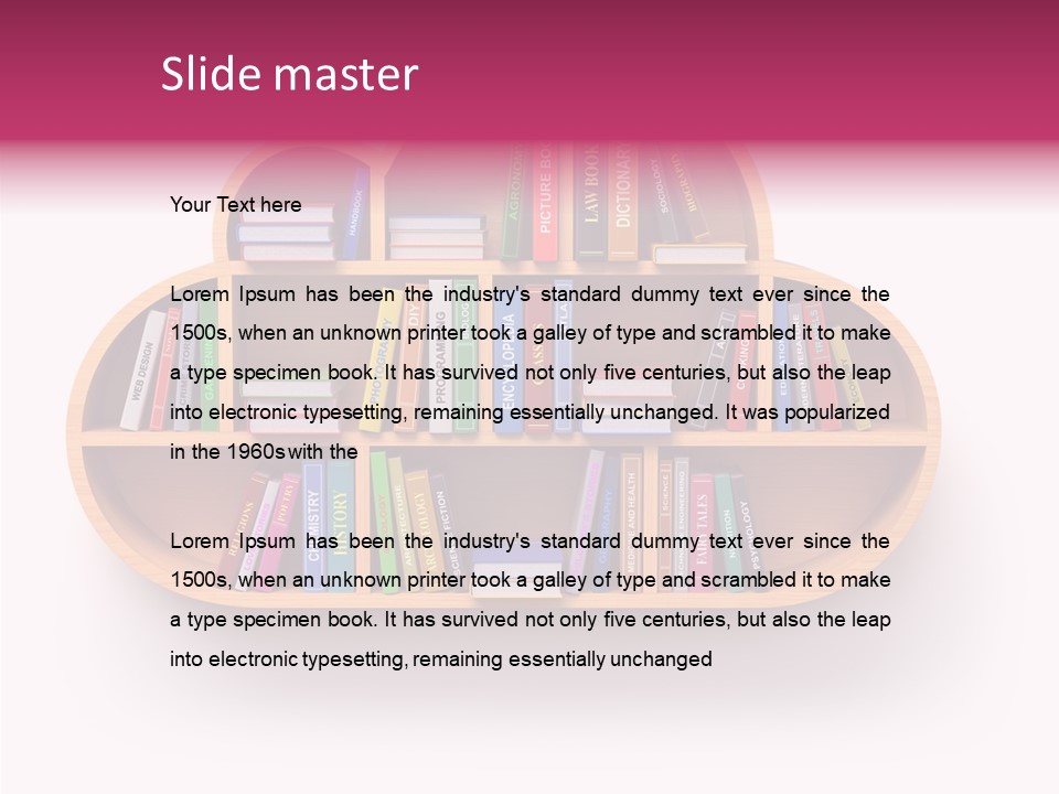 Education School Database PowerPoint Template