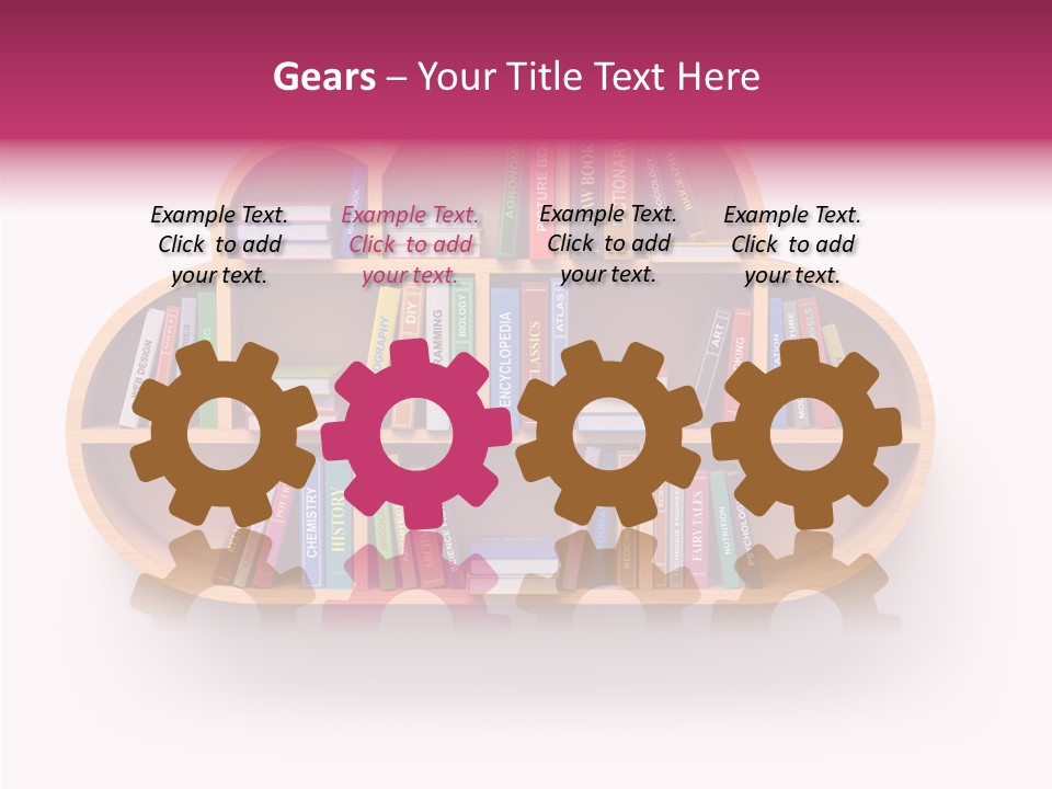 Education School Database PowerPoint Template