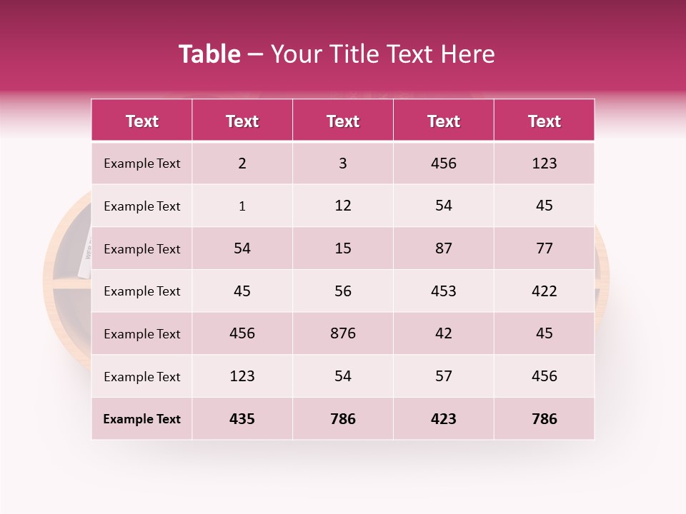Education School Database PowerPoint Template