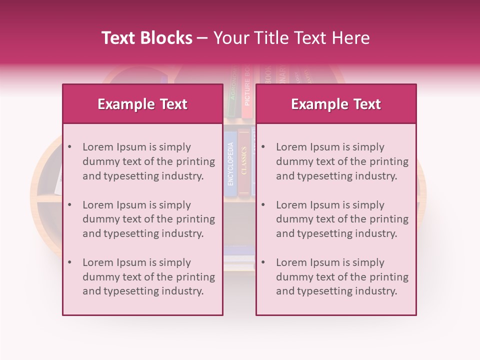 Education School Database PowerPoint Template