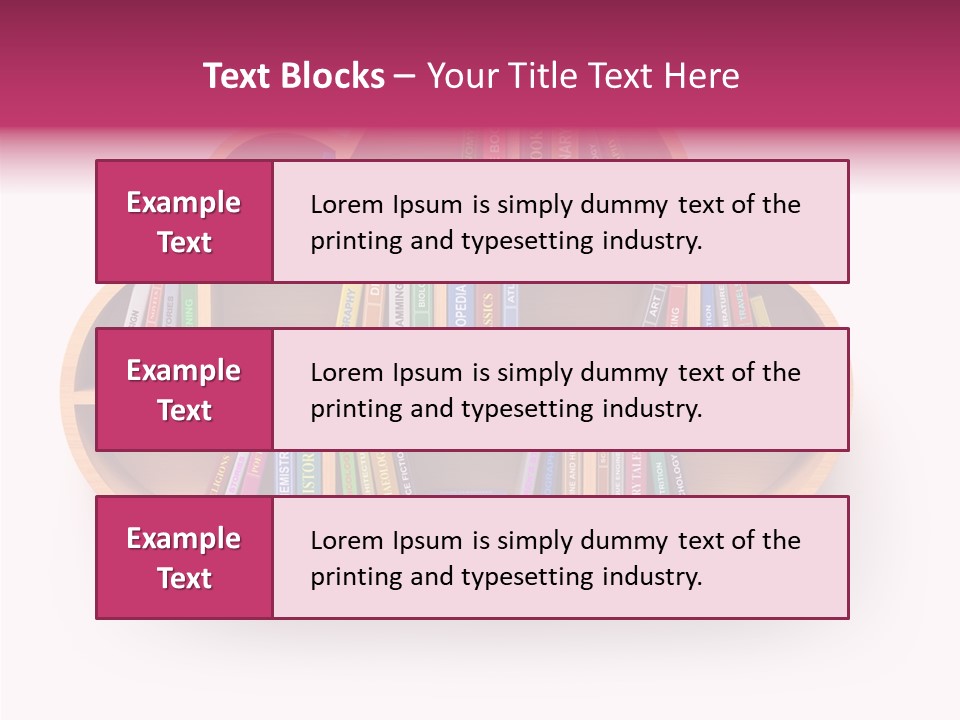 Education School Database PowerPoint Template