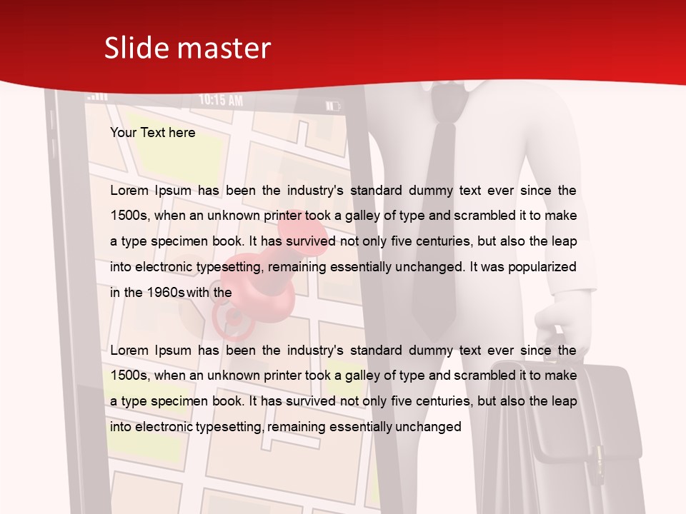 Concept Route System PowerPoint Template