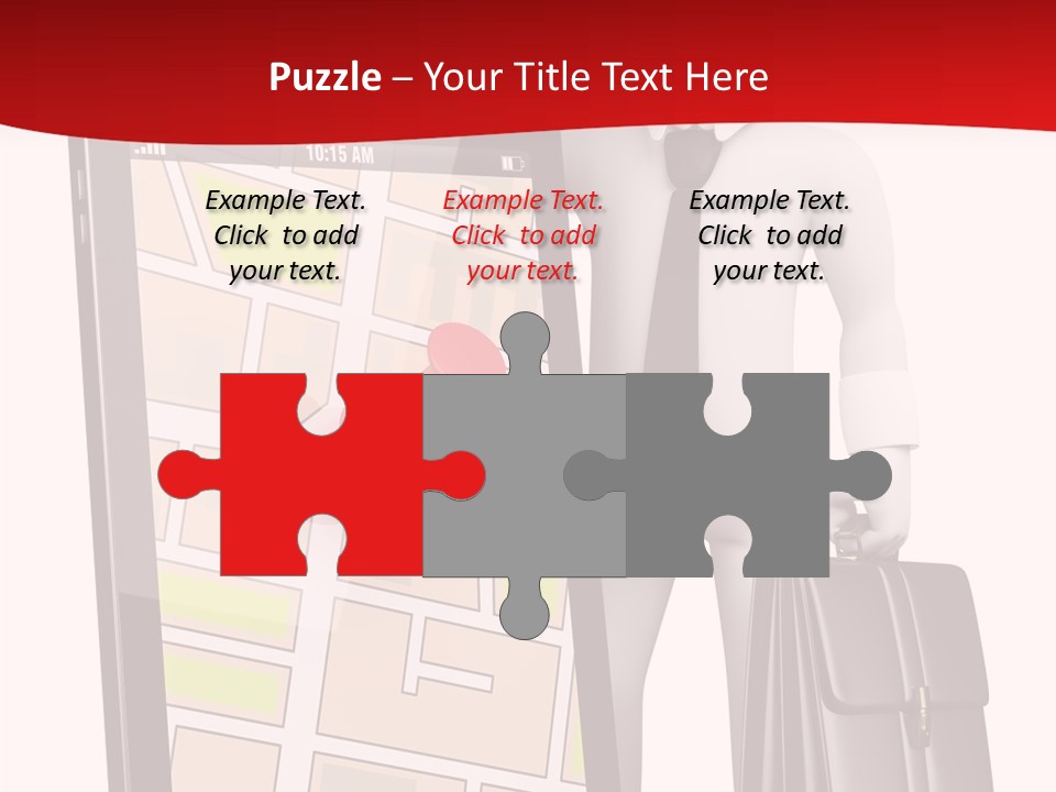 Concept Route System PowerPoint Template