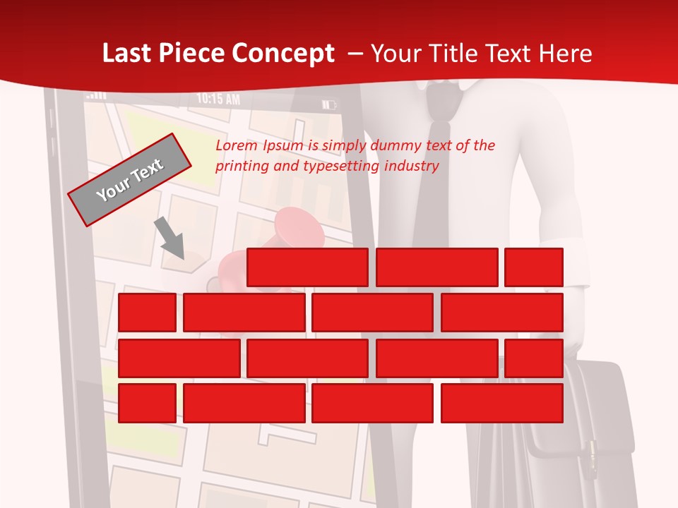 Concept Route System PowerPoint Template