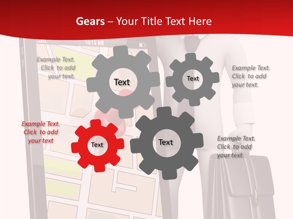 Concept Route System PowerPoint Template