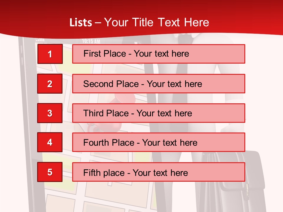 Concept Route System PowerPoint Template