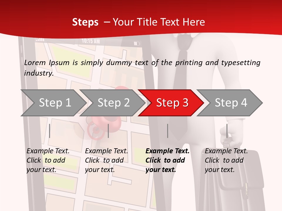 Concept Route System PowerPoint Template