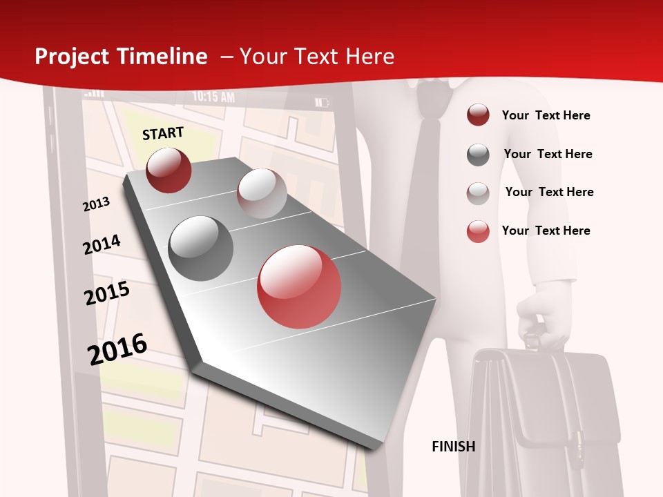 Concept Route System PowerPoint Template