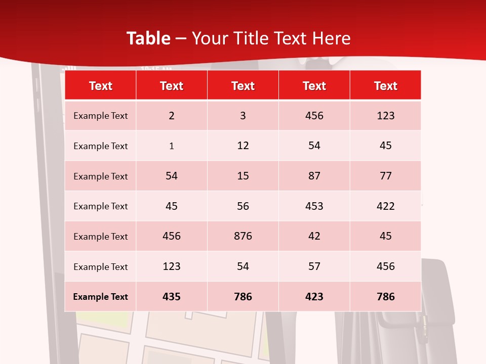 Concept Route System PowerPoint Template