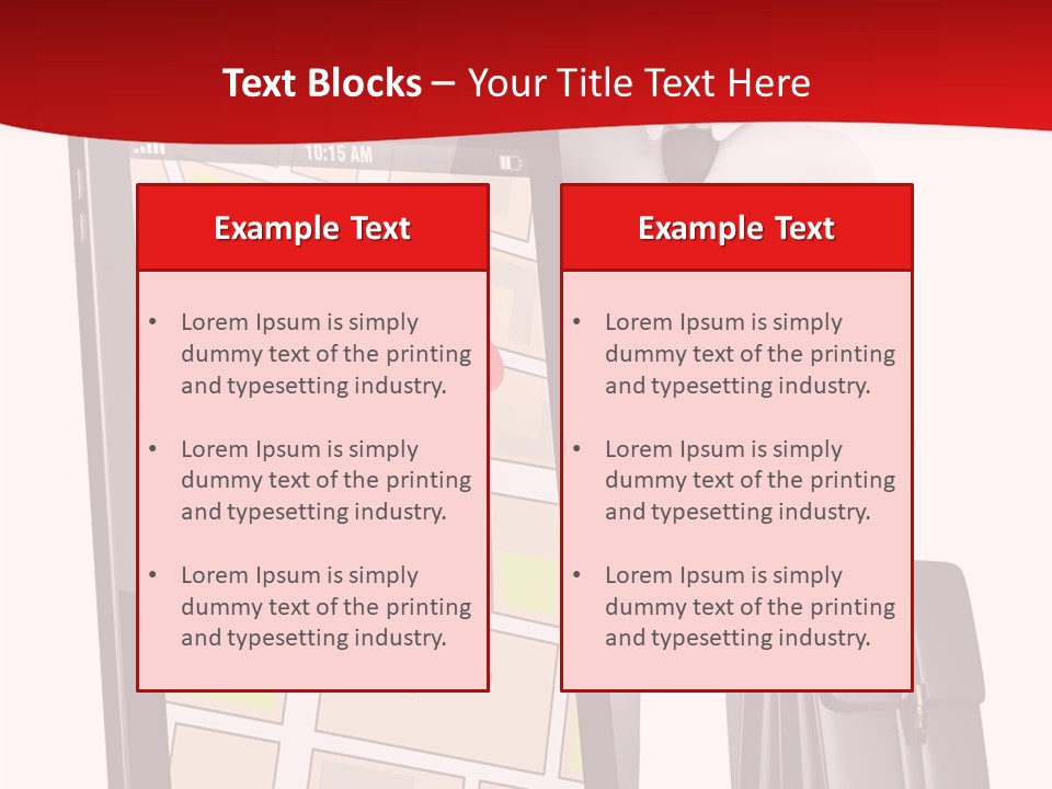 Concept Route System PowerPoint Template