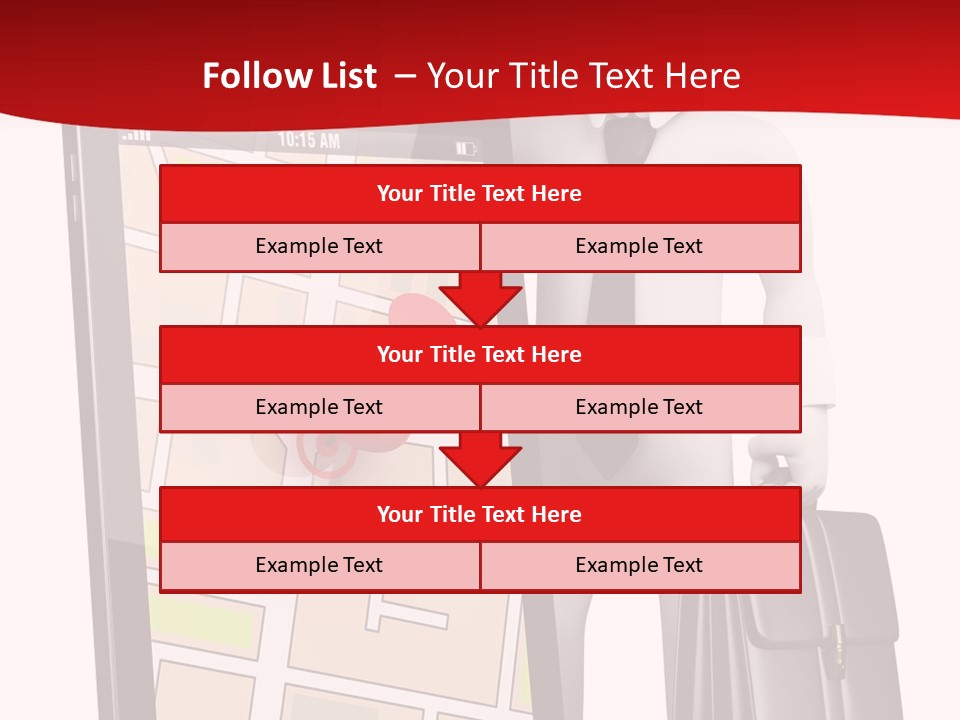 Concept Route System PowerPoint Template