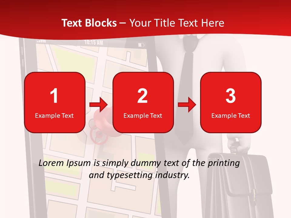 Concept Route System PowerPoint Template