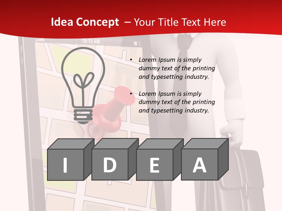 Concept Route System PowerPoint Template
