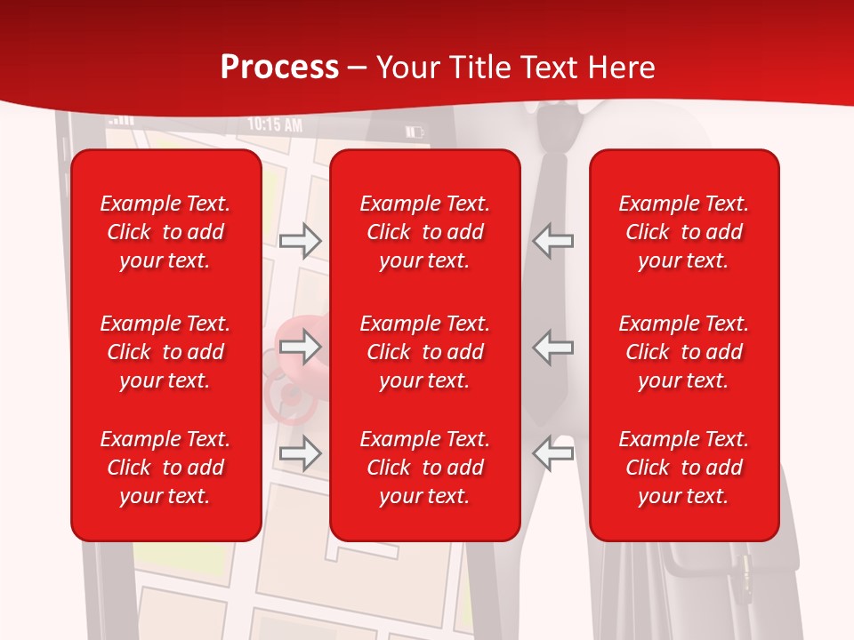 Concept Route System PowerPoint Template