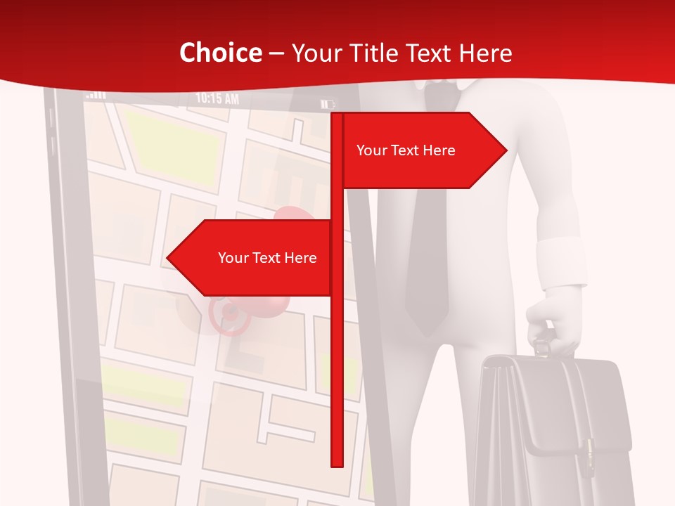 Concept Route System PowerPoint Template