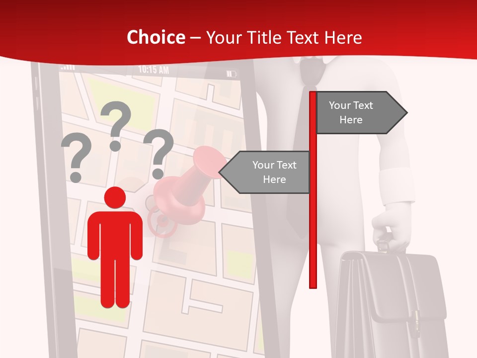 Concept Route System PowerPoint Template
