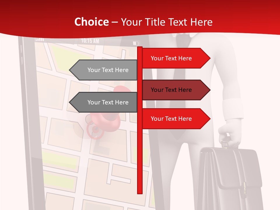 Concept Route System PowerPoint Template